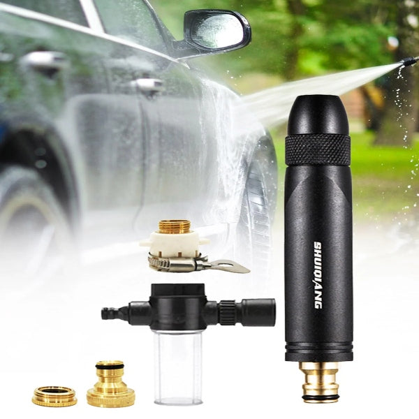 Multifunctional Water Spray gun Nozzle Adjustable Metal High Pressure Car Washing